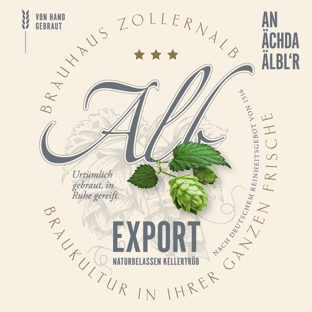 Brauhaus Export BauchEtikett